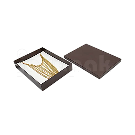 Caja Lino para Collar Extra Grande