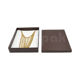 Caja Lino para Collar Extra Grande