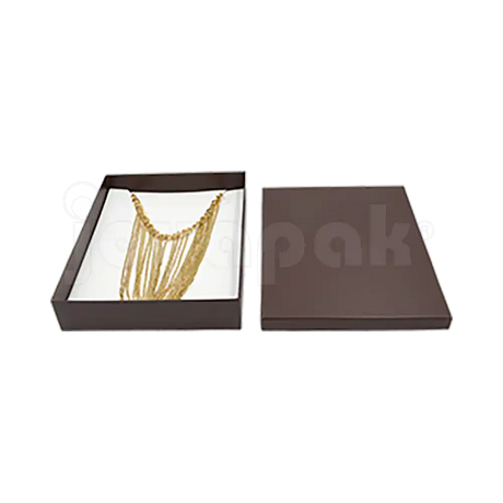 Caja Lino para Collar Extra Grande