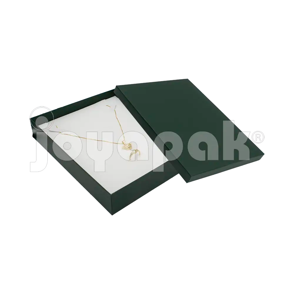 Caja Lino para Collar Extra Grande