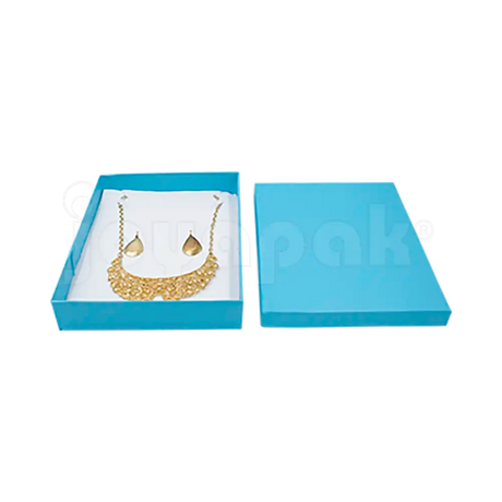 Caja Lino para Collar Extra Grande