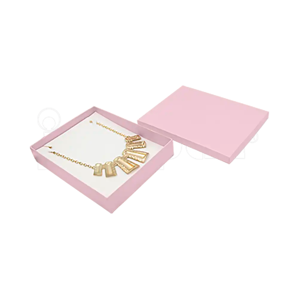 Caja Lino para Collar Extra Grande