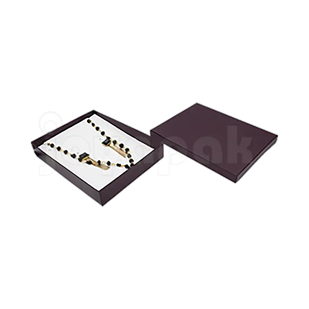Caja Lino para Collar Extra Grande
