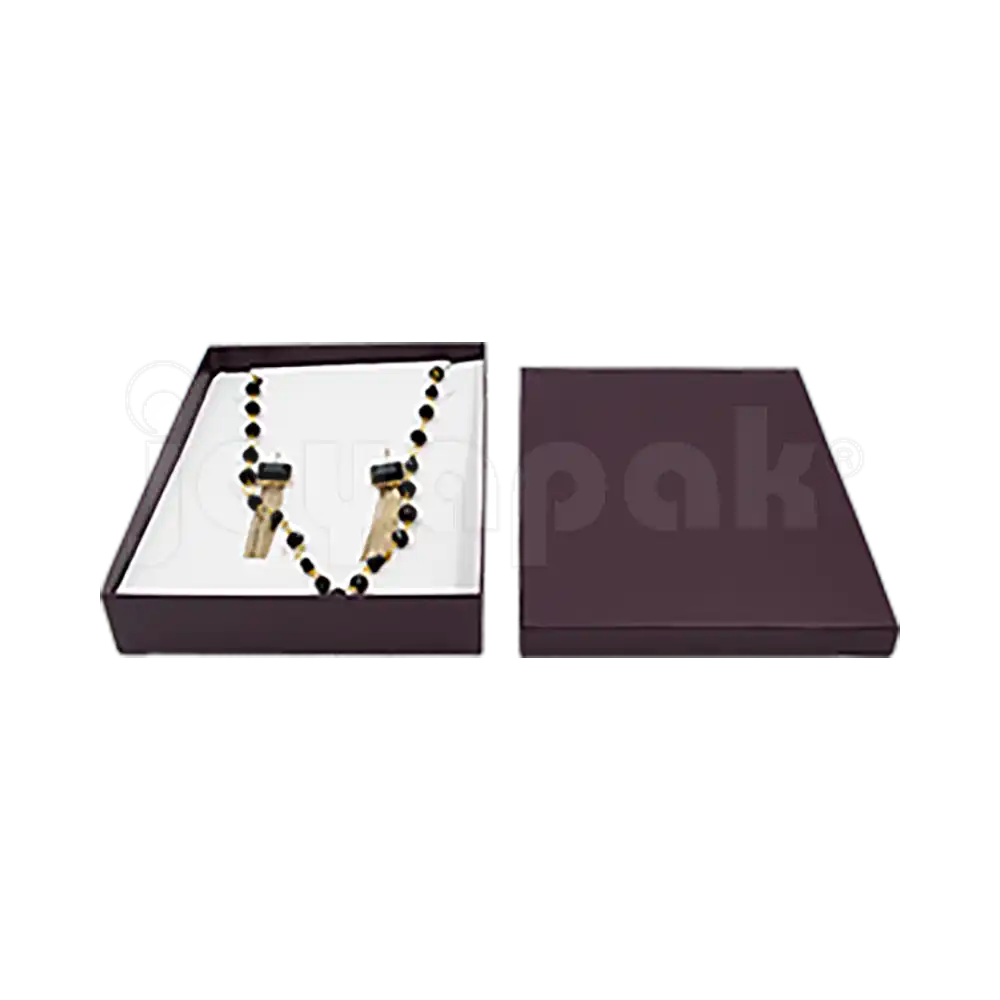 Caja Lino para Collar Extra Grande