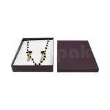 Caja Lino para Collar Extra Grande