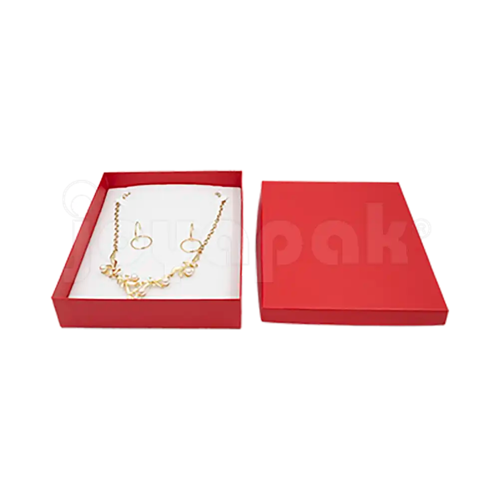 Caja Lino para Collar Extra Grande