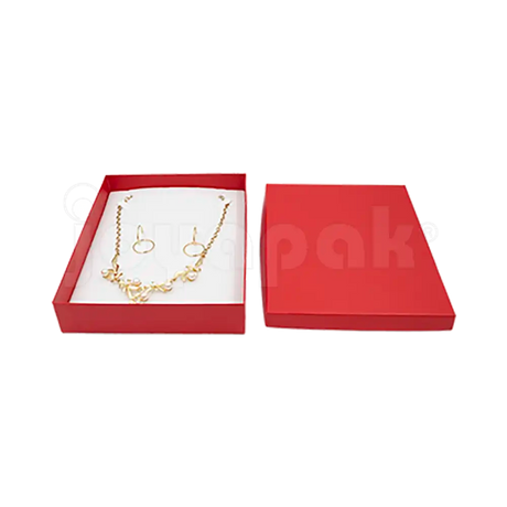 Caja Lino para Collar Extra Grande
