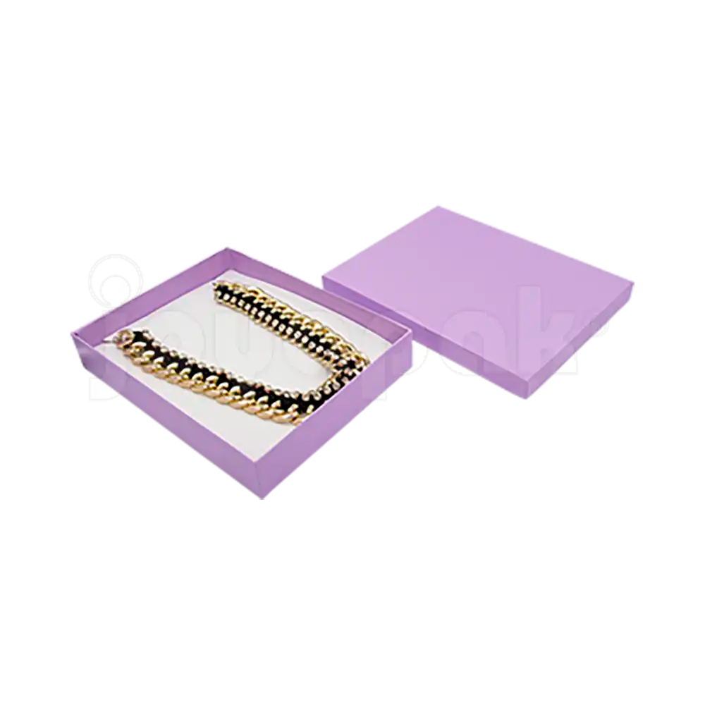 Caja Lino para Collar Extra Grande