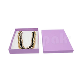 Caja Lino para Collar Extra Grande