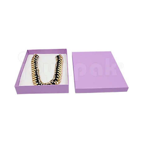 Caja Lino para Collar Extra Grande