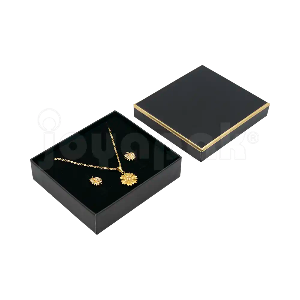 Caja de Cartón Dubai Cuadrada para Juego / Cadena con Dije