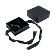 Caja Milán para juego de cartón rígido texturizado color Negro BK.