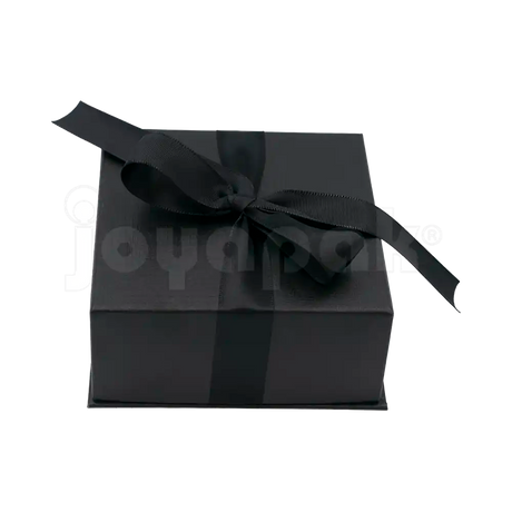 Caja Milán para juego de cartón rígido color Negro BK vista posterior.