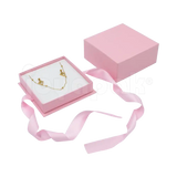 Caja Milán para juego de cartón rígido texturizado color Rosa PK.