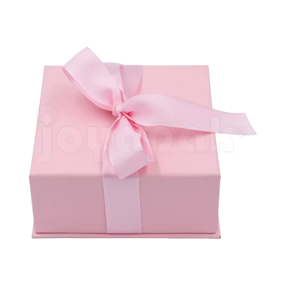 Caja Milán para juego de cartón rígido color Rosa PK de costado.