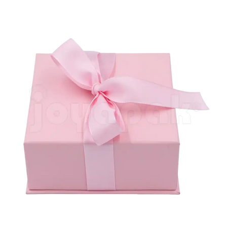 Caja Milán para juego de cartón rígido color Rosa PK de costado.