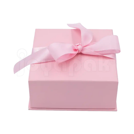 Caja Milán para juego de cartón rígido color Rosa PK vista posterior.