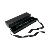 Caja Milán para pulsera de cartón rígido texturizado color Negro BK.