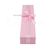 Caja Milán para pulsera de cartón rígido color Rosa PK de costado.