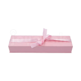Caja Milán para pulsera de cartón rígido color Rosa PK vista posterior.