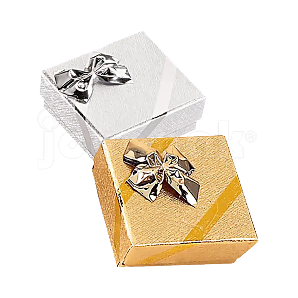 Chico Ribbon Caja Ribbon Arete Chico | Joyapak