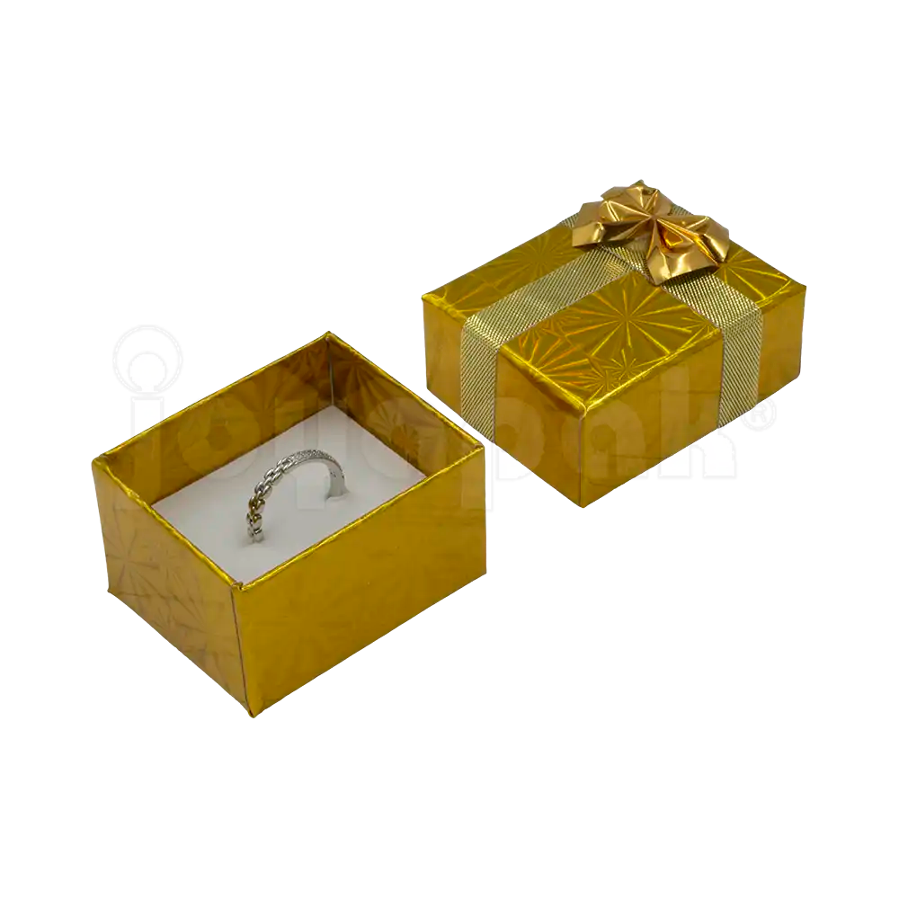 Caja de Cartón Holograma para Anillo