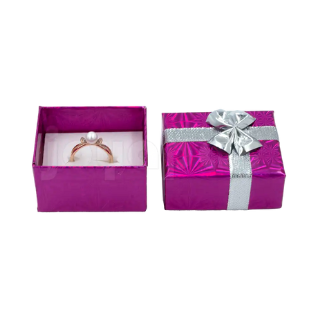 Caja de Cartón Holograma para Anillo