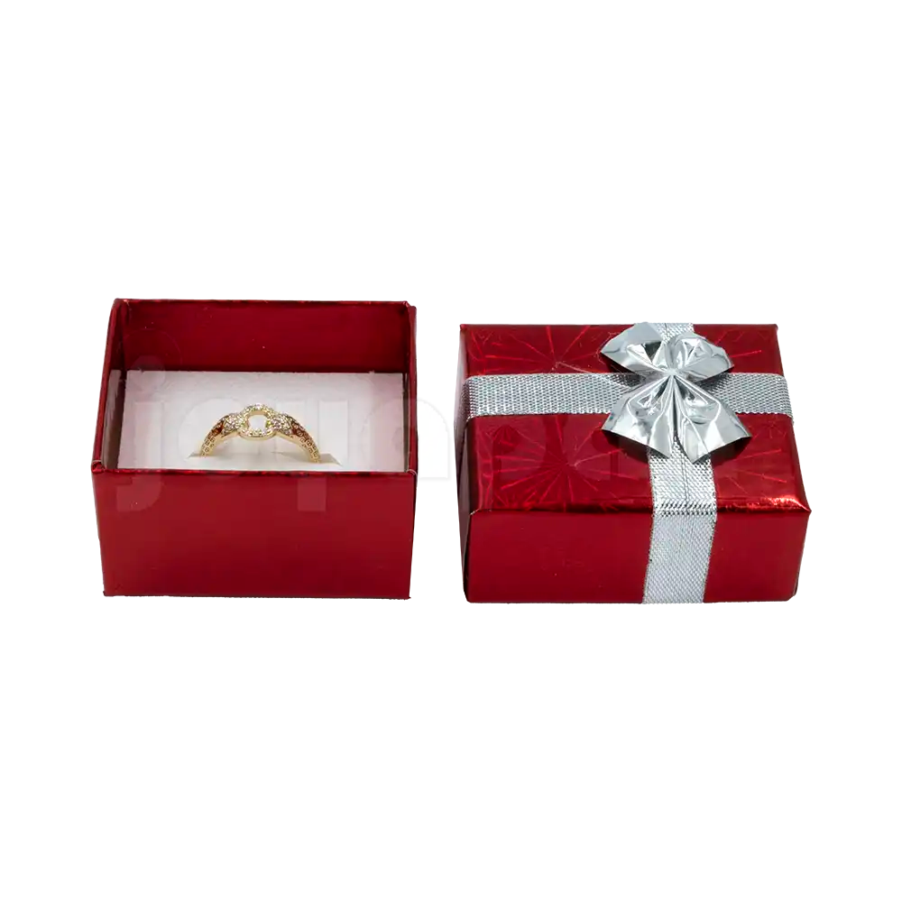 Caja de Cartón Holograma para Anillo