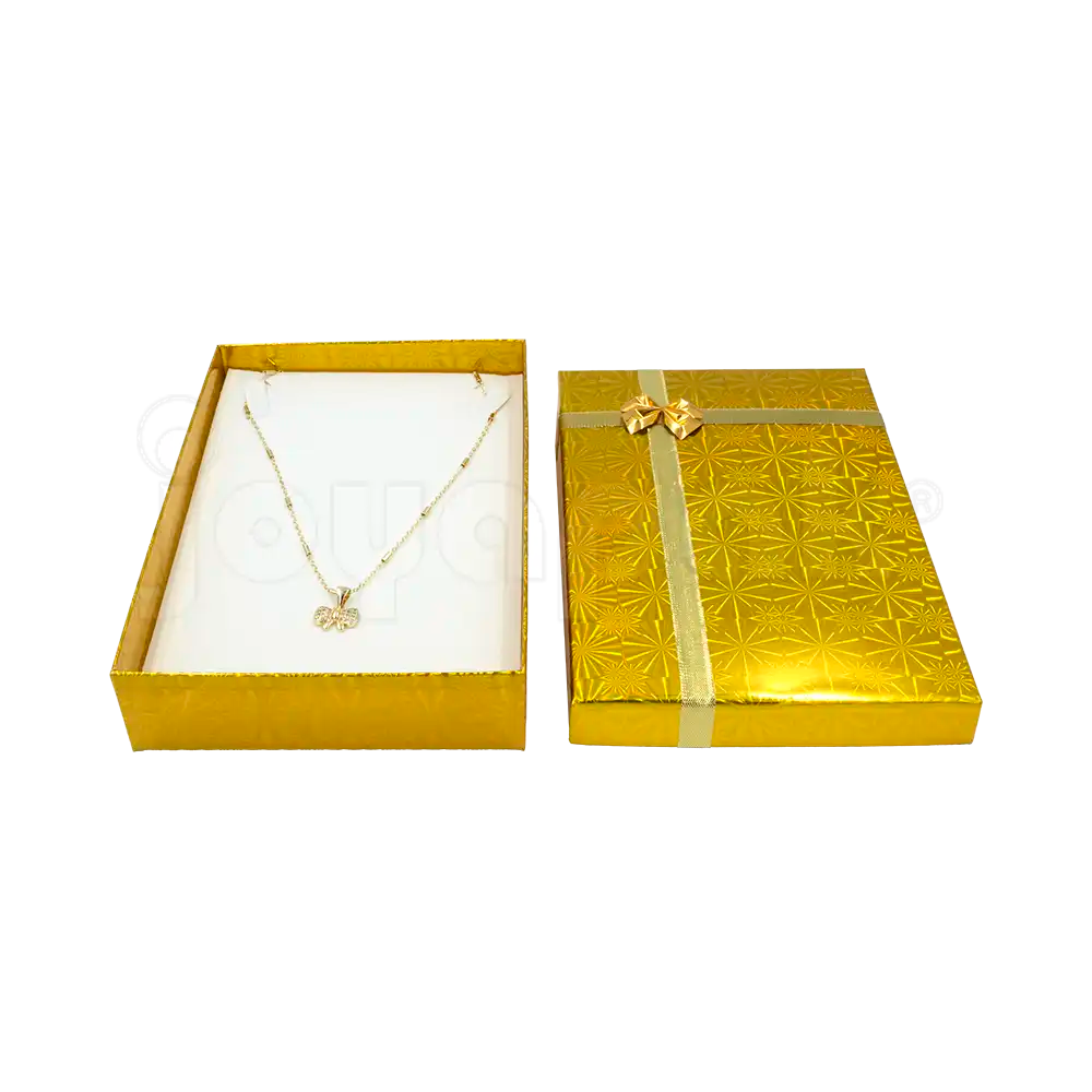 Caja de Cartón Holograma para Collar