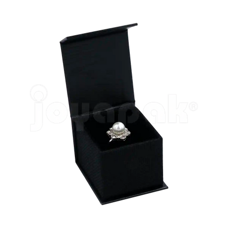 Caja Burlap para Anillo