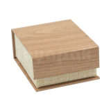 Caja Burlap para Aretes