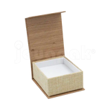 Caja Burlap para Aretes