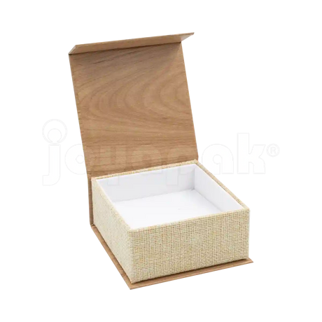 Caja Burlap para Dije
