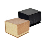 Caja Burlap para Reloj
