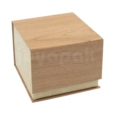 Caja Burlap para Reloj