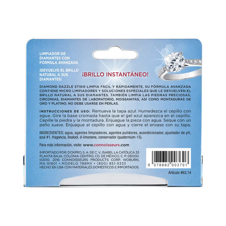 Connoisseurs Diamond Dazzle Stick Lápiz Limpiador Abrillantador