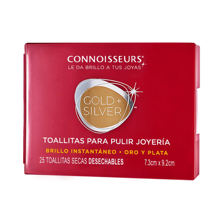 Connoisseurs Toallitas Secas Limpiadoras para Joyas