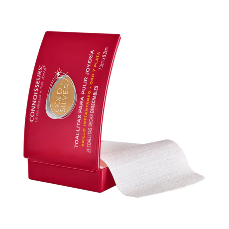 Connoisseurs Toallitas Secas Limpiadoras para Joyas