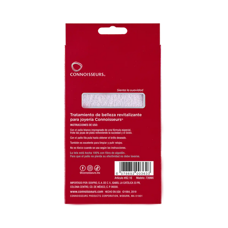 Connoisseurs Paño Premium Limpiador Plata