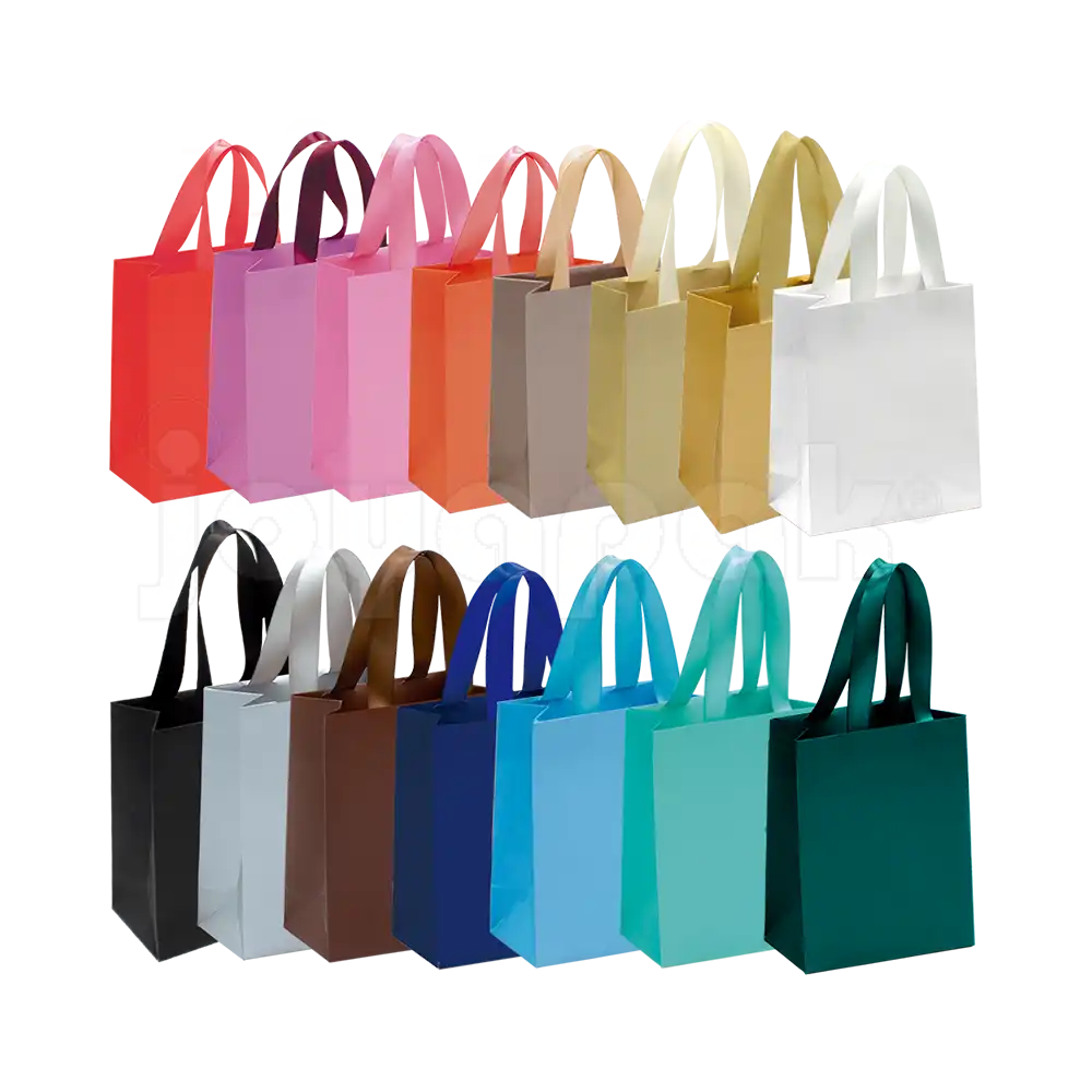 Bolsa de Papel Mate con Liston - Mediana