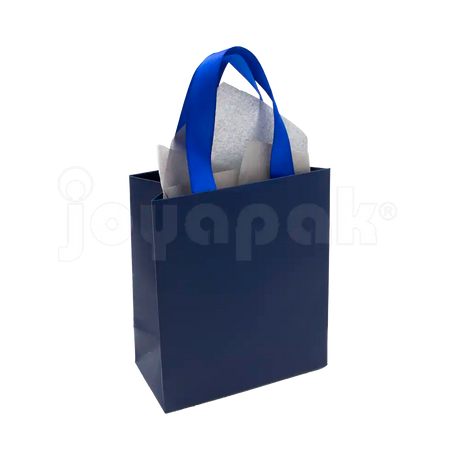 Bolsa de Papel Mate con Liston - Mediana