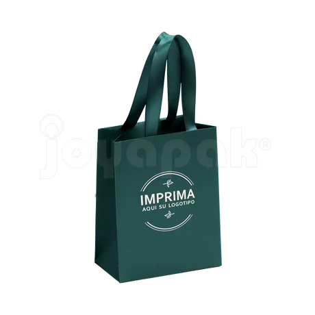 Bolsa de Papel Mate con Liston - Mediana