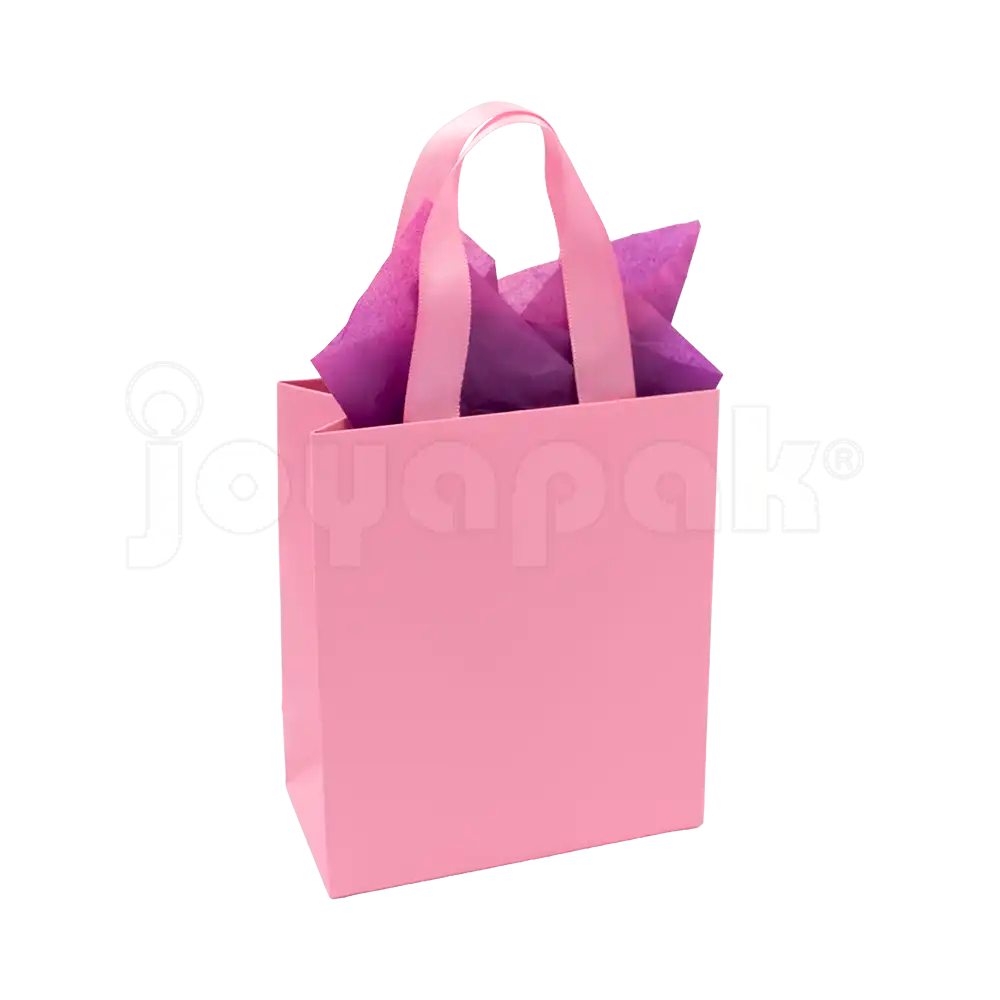 Bolsa de Papel Mate con Liston - Mediana