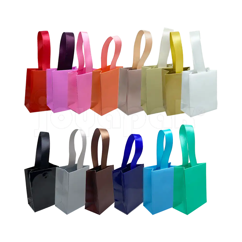 Bolsa de Papel Brillante con Liston - Mini