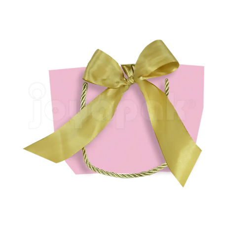 Bolsa de Papel Prisma con Listón Chica