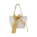 Bolsa de Papel Prisma con Listón Chica
