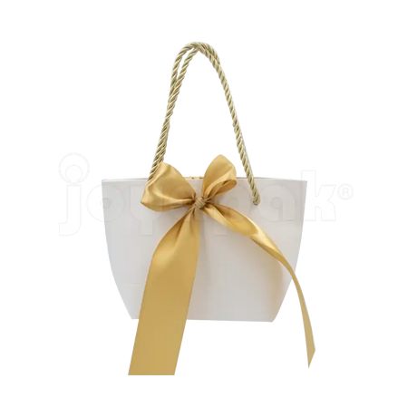 Bolsa de Papel Prisma con Listón Chica