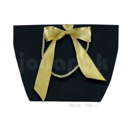 Bolsa de Papel Prisma con Listón Grande