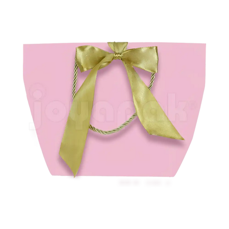 Bolsa de Papel Prisma con Listón Grande