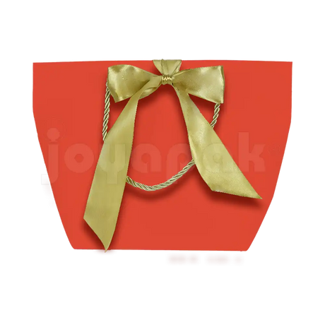 Bolsa de Papel Prisma con Listón Grande